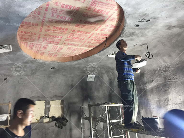 仿山洞造型