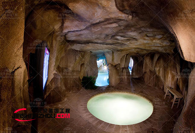塑石假山水池.jpg 塑石假山水池