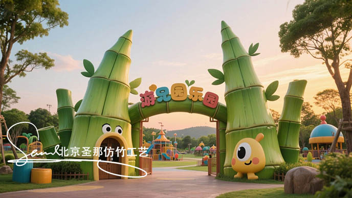 仿竹涼亭