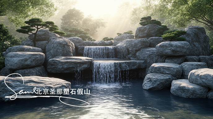 假山魚池價格